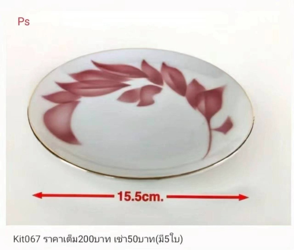 花卉图案盘子