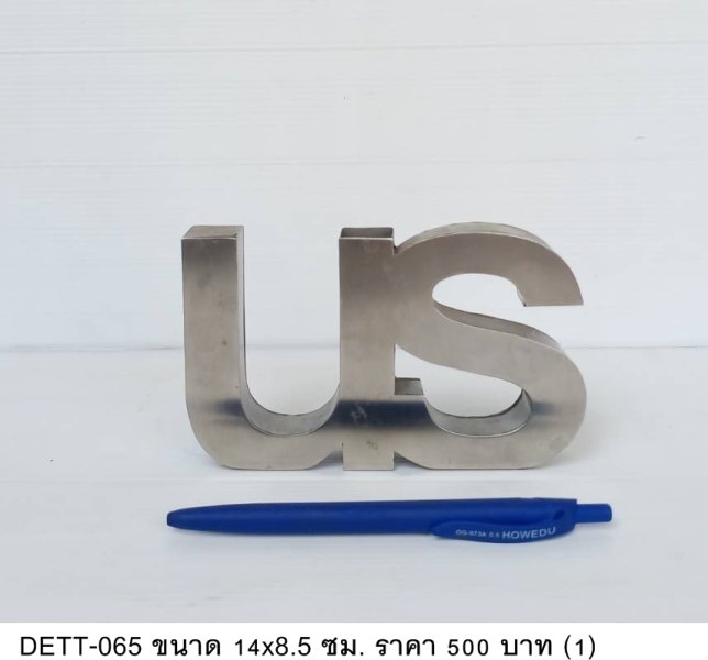 金属字母装饰