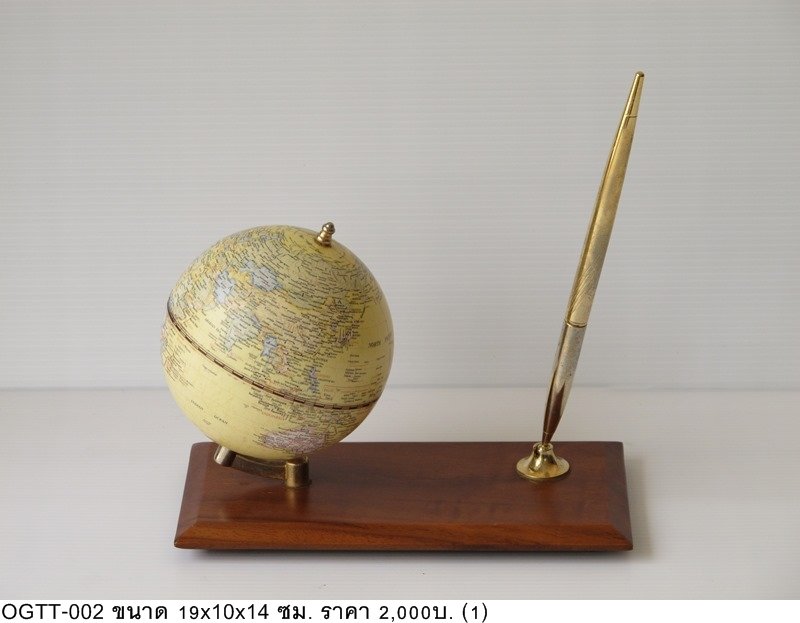地球仪带笔座