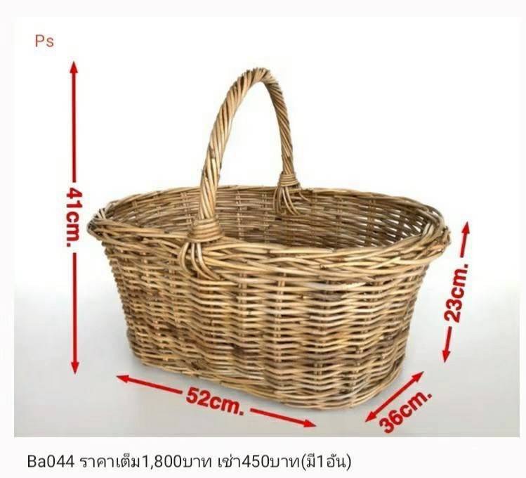柳编手提篮